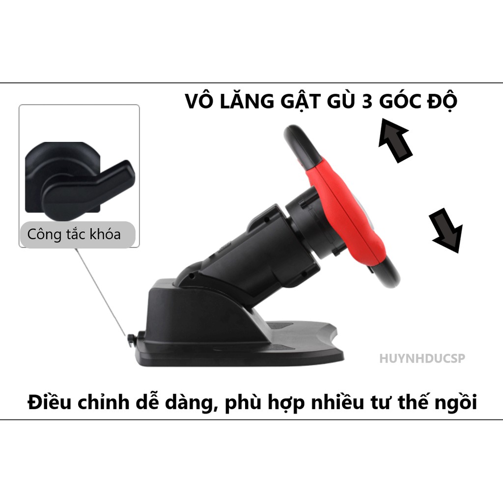 Vô lăng chơi game KETENG KRATON 900 độ | Học lái xe |PC/PS3/PS4 | Bảo hành 12 tháng | Phù hợp mọi loại game | BigBuy360 - bigbuy360.vn