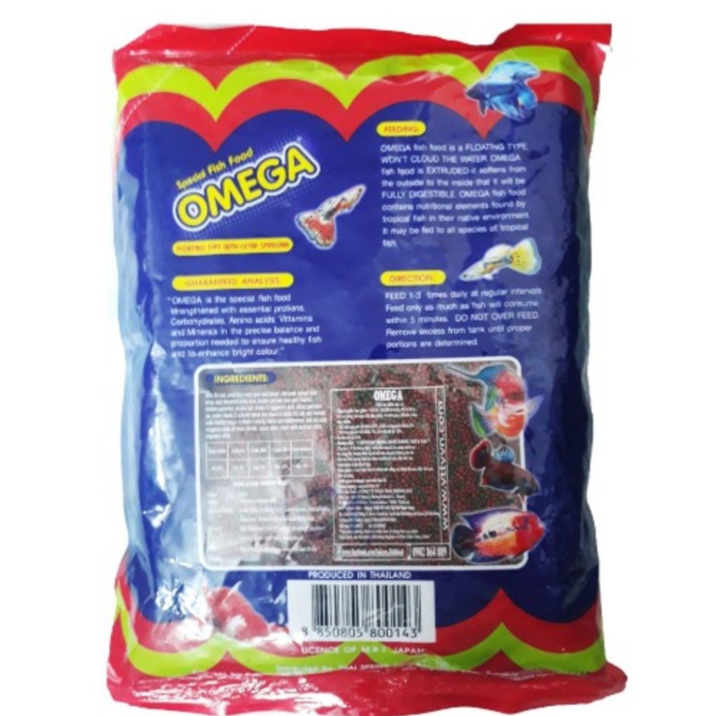 Thức Ăn Cá Omega 500g - Cám Cá Cảnh .