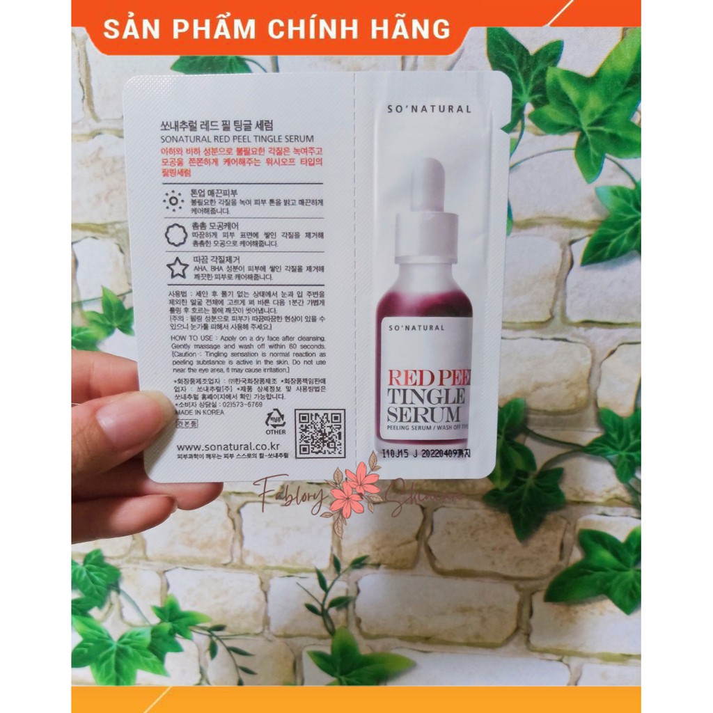 Gói Tẩy tế bào RED PEEL TINGLE SERUM | BigBuy360 - bigbuy360.vn