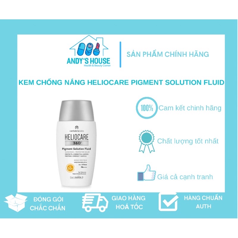 Kem Chống Nắng Heliocare Pigment Solution Fluid 50gr