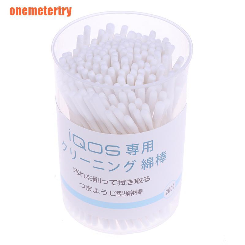 【TRY】200pcs/box Cleaning cotton swab Double Head Cleaning Stick For IQOS 2.4 p