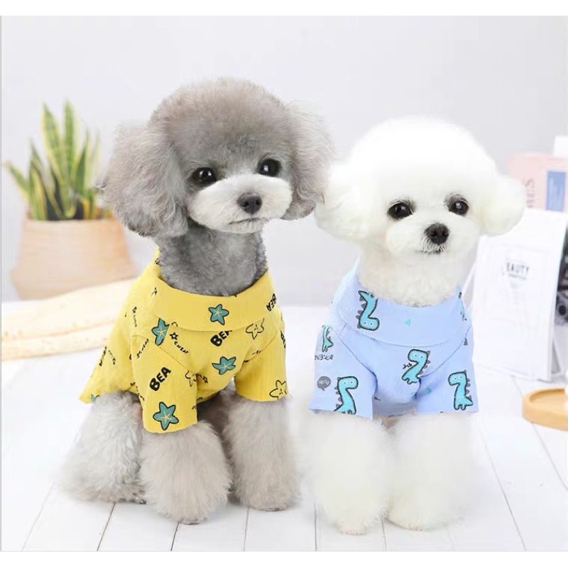áo sơ mi ngộ nghỉnh cho chó mèo
