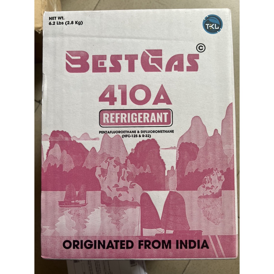 [Mã ELHA22 giảm 6% đơn 300K] Gas lạnh điều hòa R410a BESTGAS 2.8KG, Môi chất lạnh R410a