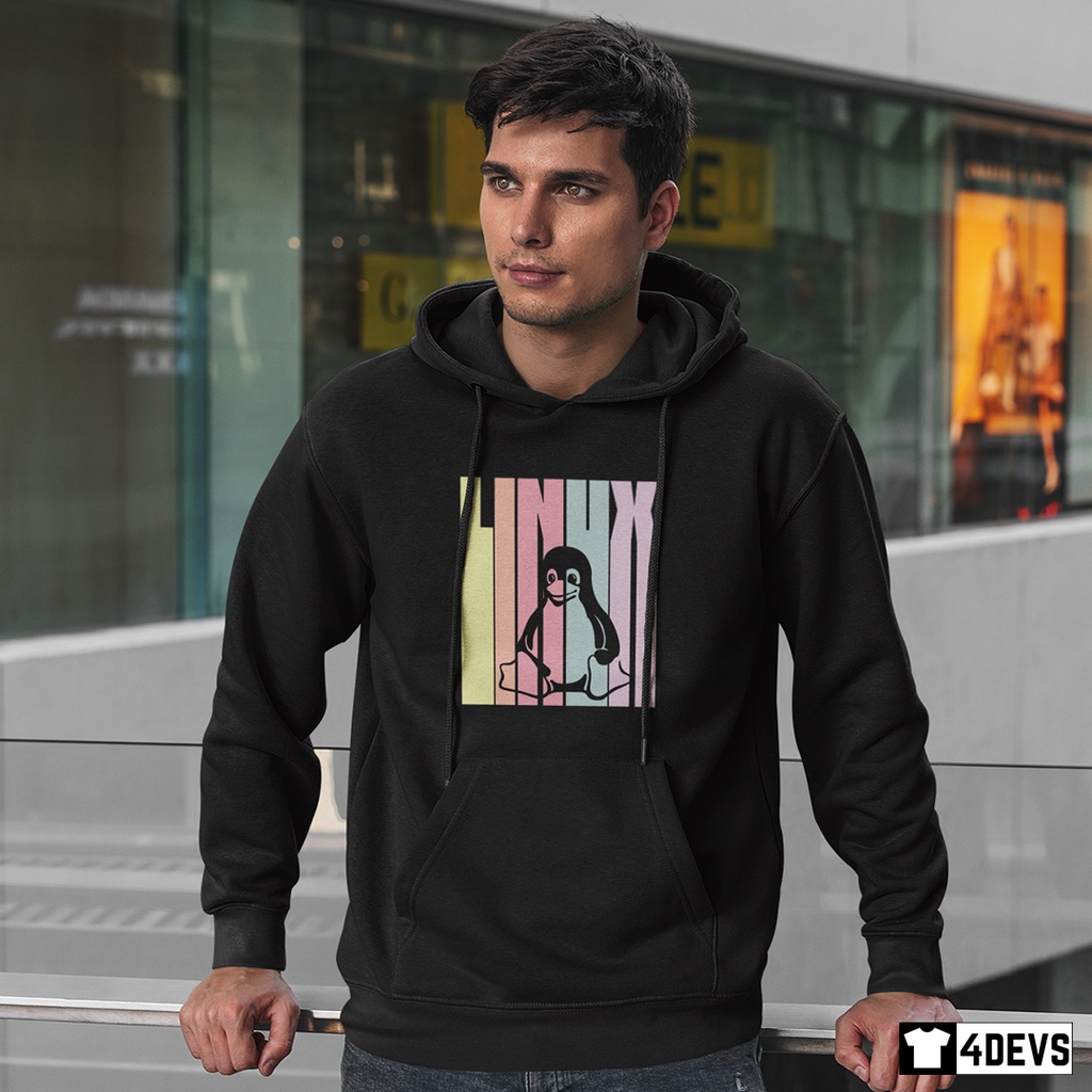Áo Hoodie nam Linux Colorful dành cho Lập trình viên