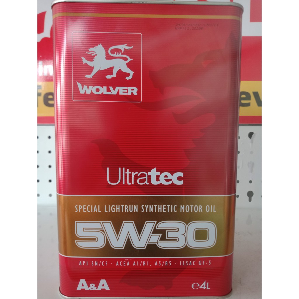 NHỚT ÔTO CAO CẤP WOLVER ULTRATEC 5W-30 DÒNG NHỚT ĐẲNG CẤP CỦA ĐỨC (MADE IN GEMANY)