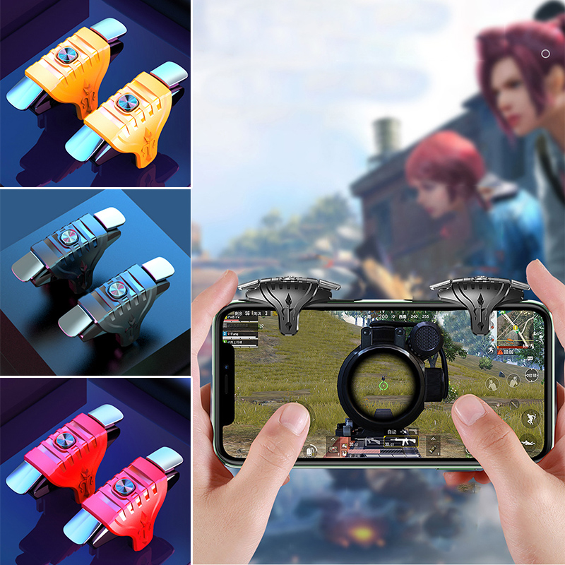 ✨Piqting 1 Pair Mobile Trigger Smartphone Gamepad Controller Gaming Shooter for PUBG