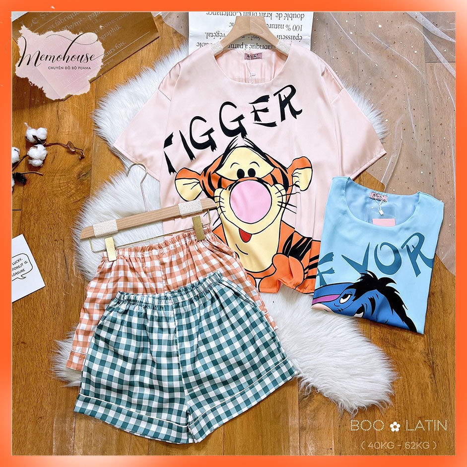 Phần 2_Đồ Mặc Nhà Pijama Lụa Latin Quần ĐÙI Freesize - HÀNG THIẾT KẾ | BigBuy360 - bigbuy360.vn