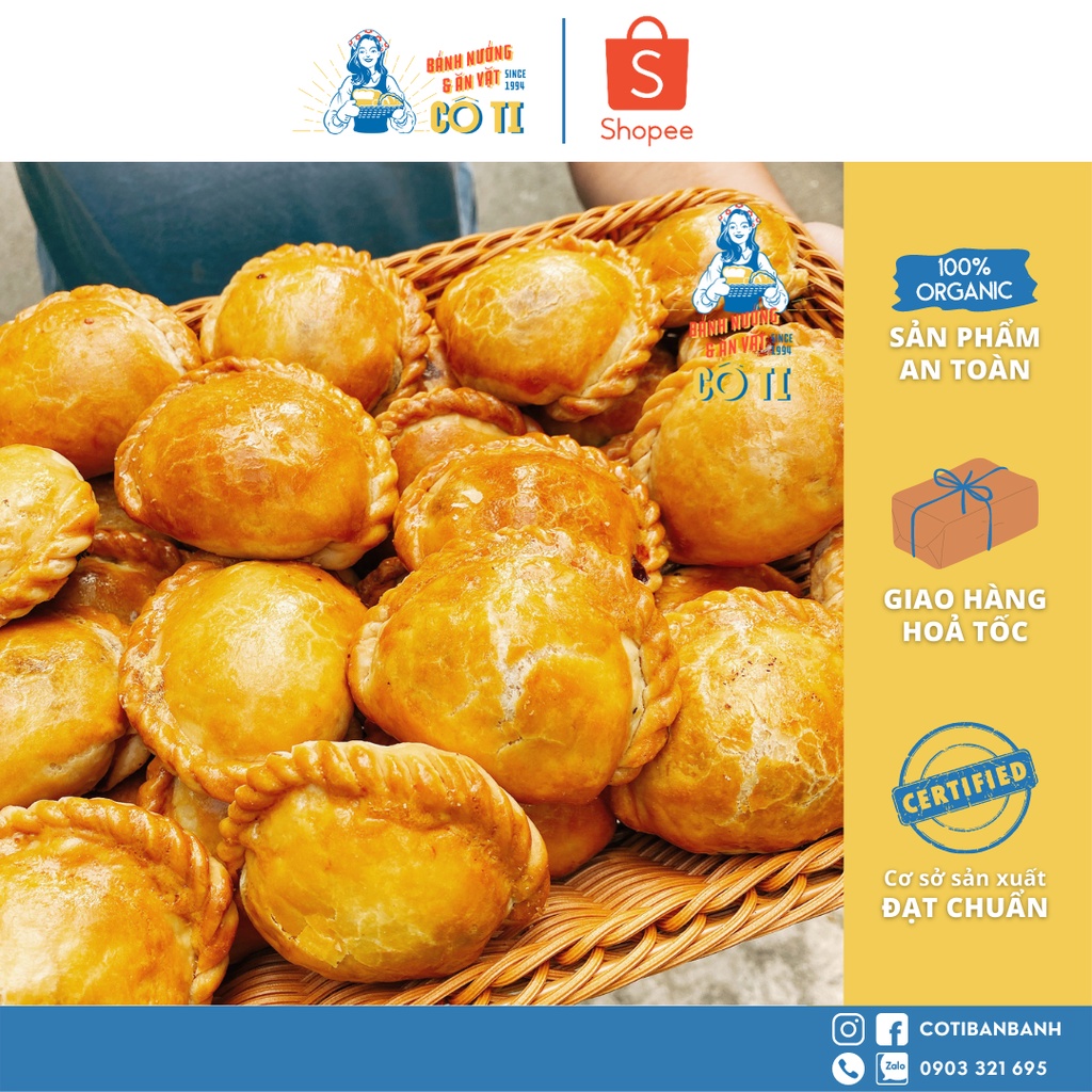 Bánh Pateso Bông Nhân Thịt Đậm Đà Nhà CÔ TI