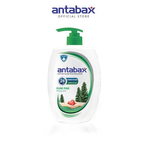 Nước rửa tay bảo vệ da kháng khuẩn antabax thông xanh 250ml