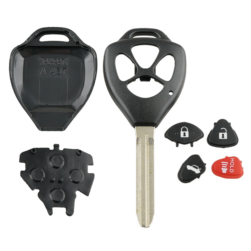 Set 2 Vỏ Chìa Khóa Điều Khiển Từ Xa Cho Xe Hơi Toyota Camry Rav4 2007 2008 2009 2010 2011