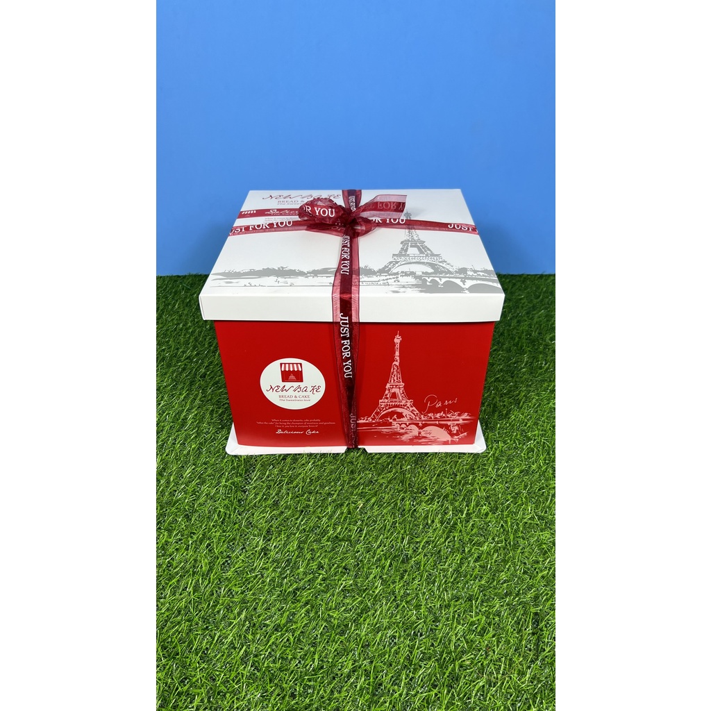 Hộp Vuông Nắp Đậy, hai tầng, 3 chi tiết