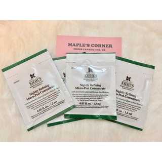 Tinh chất trẻ hóa da ban đêm Kiehl's Nightly Refining Micro Peel Concentrate 1.5ml