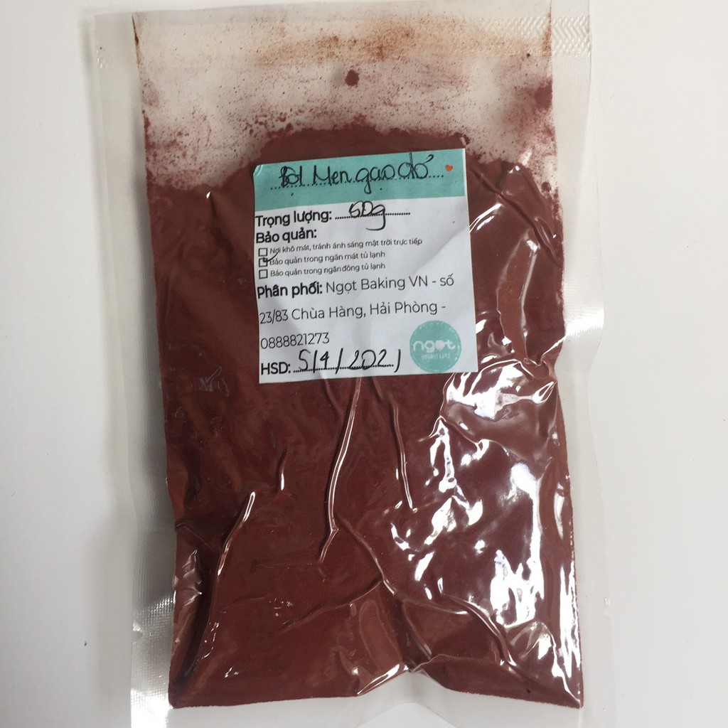 Bột men gạo đỏ - 20g