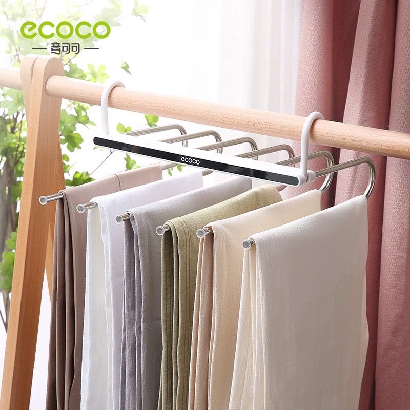 Mắc treo quần áo gấp gọn thông minh ECOCO 2020