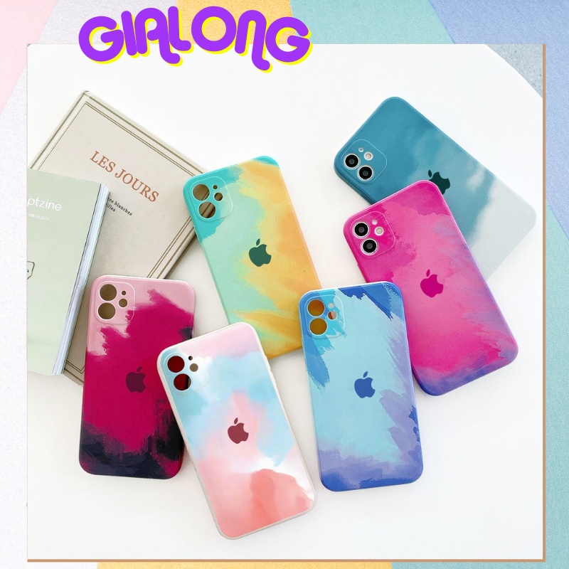 Ốp lưng Color Mojito cạnh vuông BVC 5s/6/6plus/6s/6splus/7/7plus/8/8plus/x/xr/xs/11/12/pro/max