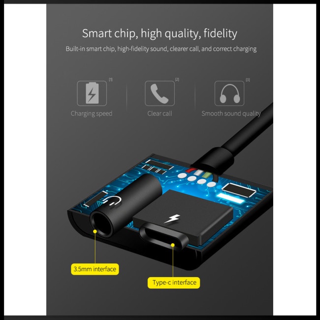 Đầu Chuyển Đổi Âm Thanh USB Type C Sang Jack Cắm Tai Nghe 3.5mm Cho Samsung S8 Huawei mate 9 LG G5
