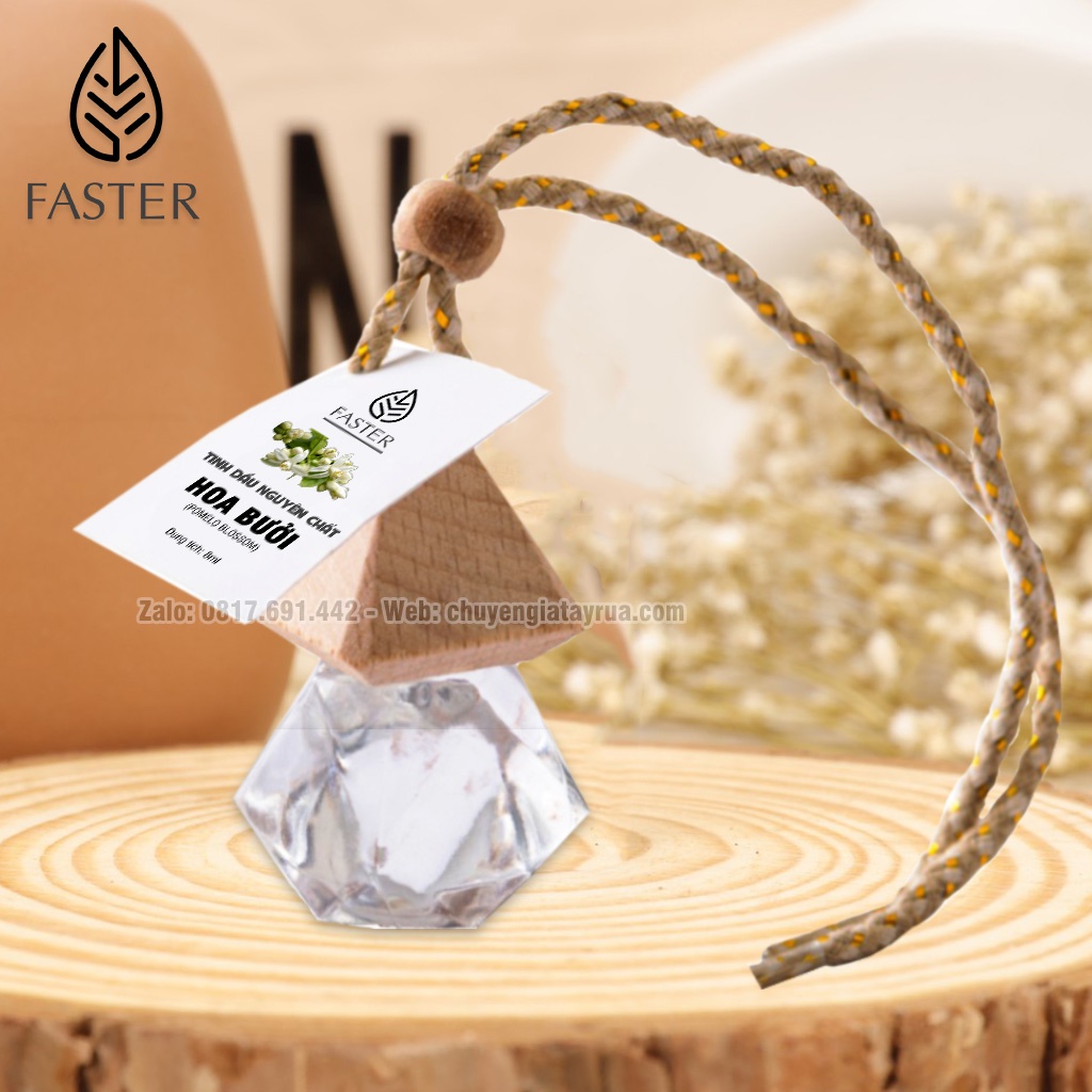 Tinh Dầu Hoa Bưởi Tinh Khiết, 100% Thiên Nhiên Treo Thơm Phòng, Xe Hơi, Tủ Quần Áo, Tinh Dầu Đuổi Muỗi, Khử Mùi 8ml