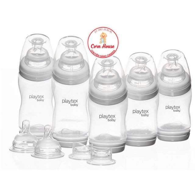 🇨🇦🍁🍼 Bình sữa Playtex Canada (tách set) 177ml và 266ml