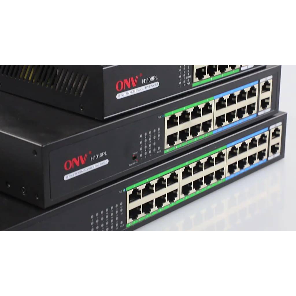 Bộ chia mạng Switch POE ONV 4/8 Port - Hàng Chính Hãng Bảo Hành 24 Tháng