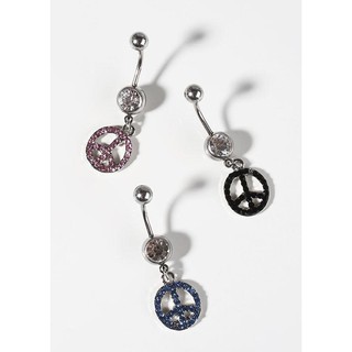 KHUYÊN RỐN SHOP MISS A Peace & Love Belly Ring