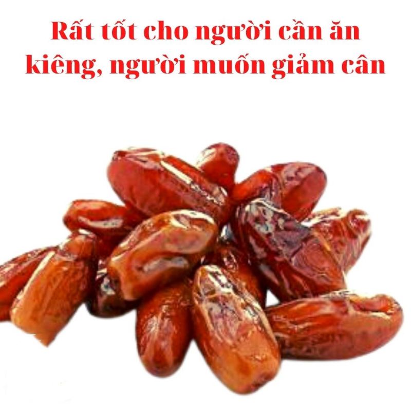 Chà Là Sấy Dẻo Dubai chà là sấy dẻo Không Đường Cực Rẻ Ăn Là Mê 500g