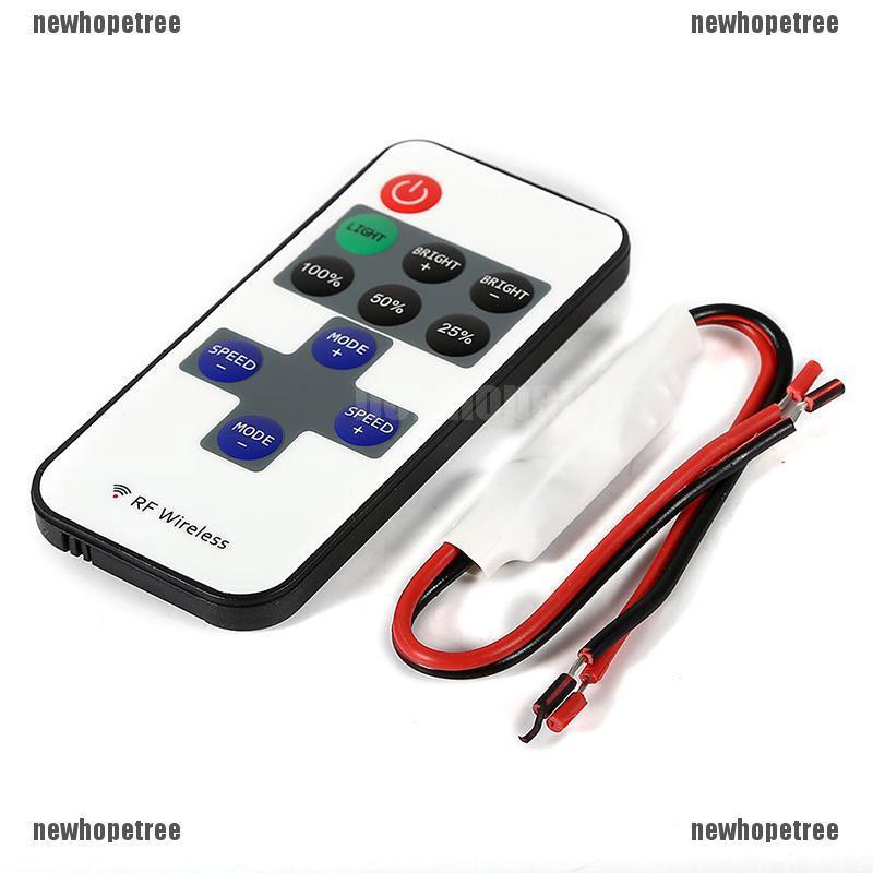 Remote Controller điều khiển độ sáng đèn LED dây 12V RF