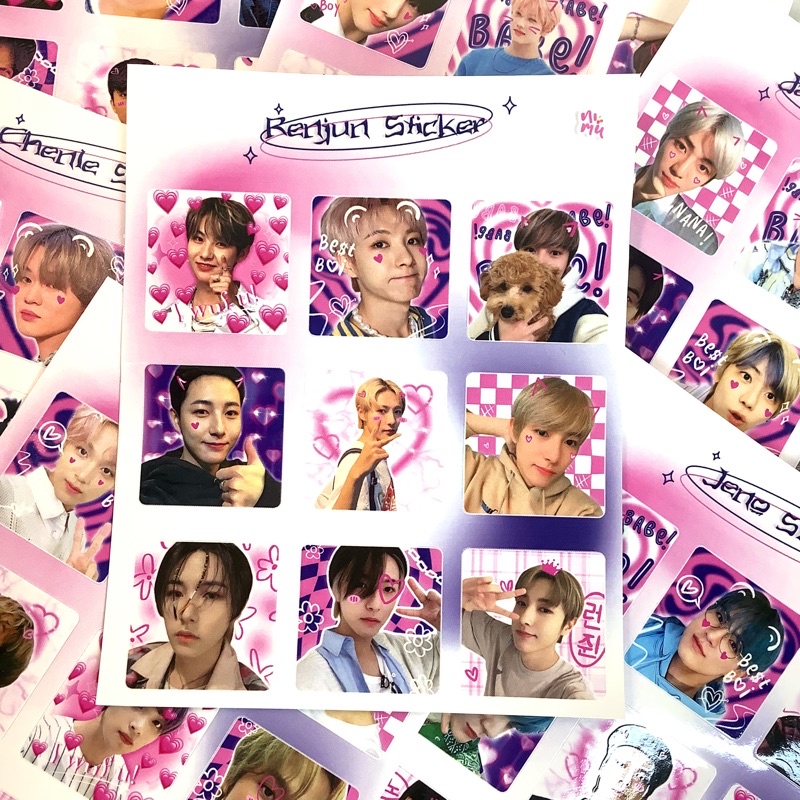 Miếng Dán Trang Trí Hình Nhóm Nhạc nct Độc Đáo | Hình Dán nct dream nct 127 wayv nct