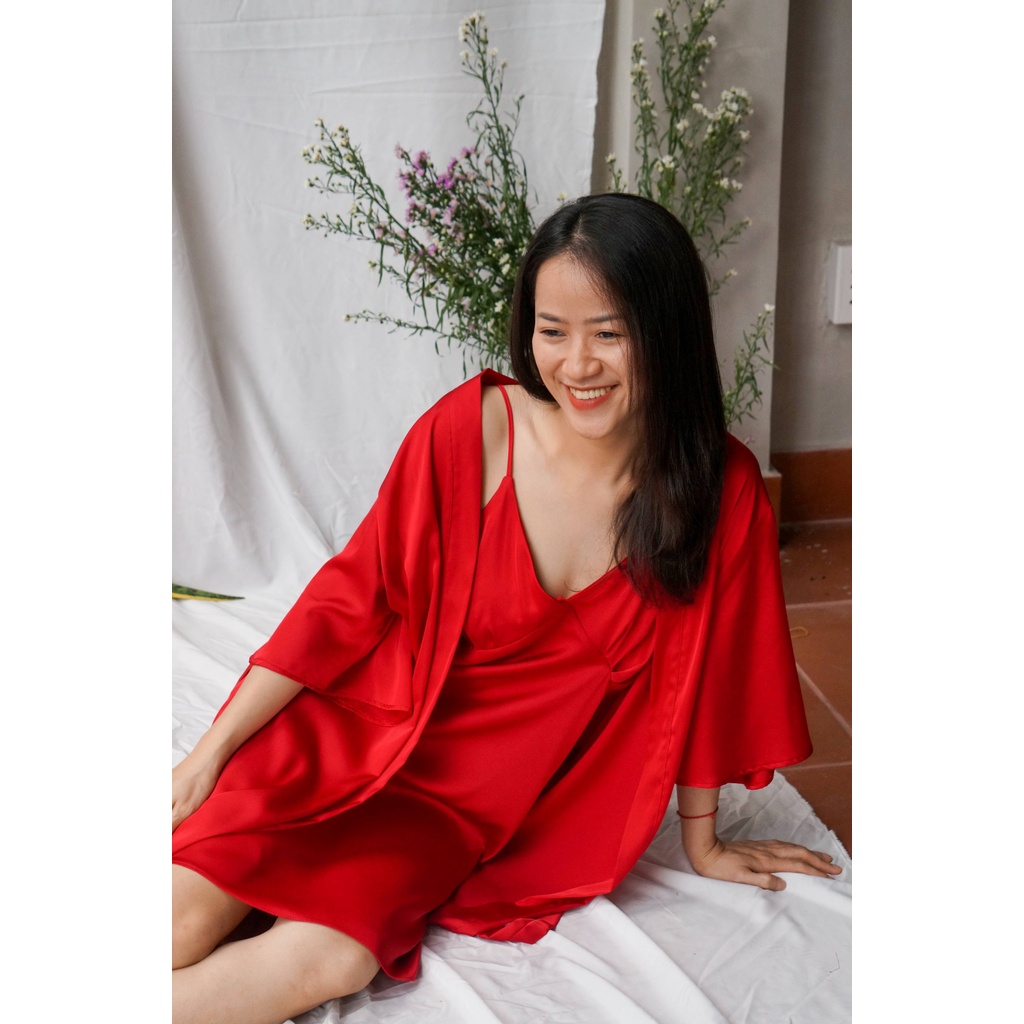 Áo Khoác Choàng Lady Chất Lụa Thoáng Mịn Nữ Style Quyến Rũ Gợi Cảm | Shop Shier ☘