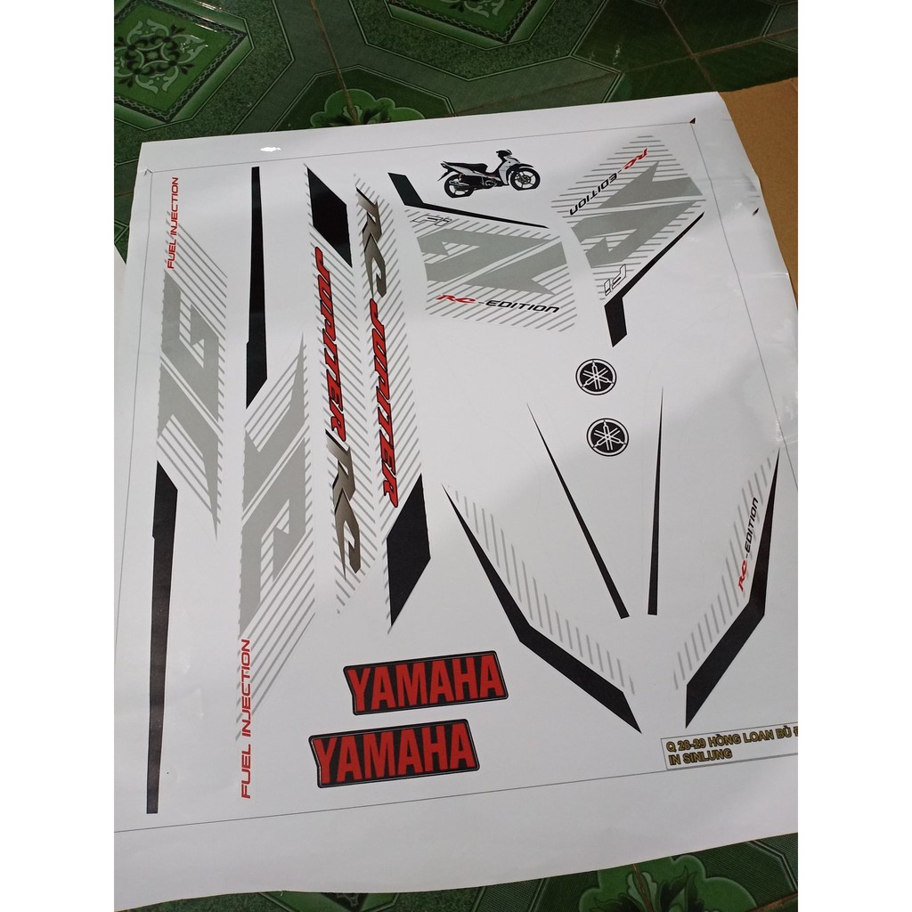 Tem rời jupiter fi RC trắng chỉ đen