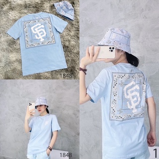 | ảnh thật | áo thun xanh m l b summer