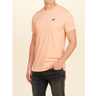 Áo thun nam cổ tròn Holister ( màu cam nhạt ) Bomba Store