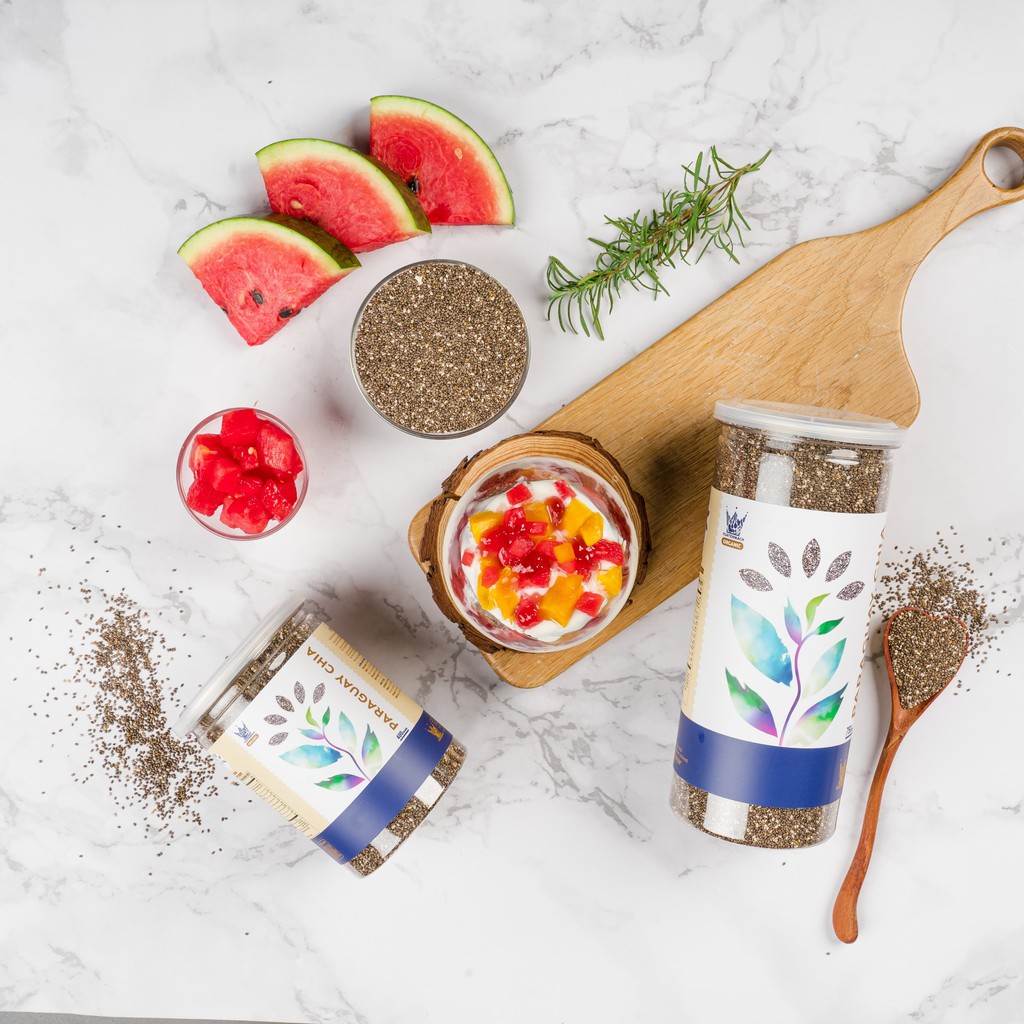 HẠT CHIA ĐEN ORGANIC HEALTHY ĂN KIÊNG - NHẬP KHẨU PARAGUAY - HŨ 750GR