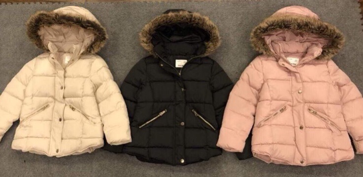 Áo phao zara Girl 4 màu