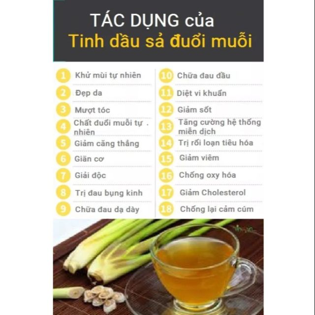 Tinh dầu sả nhà làm