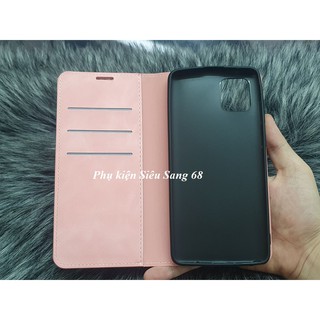 Bao da Samsung Note 10 Lite - Bao da PU Gấp 2 mặt