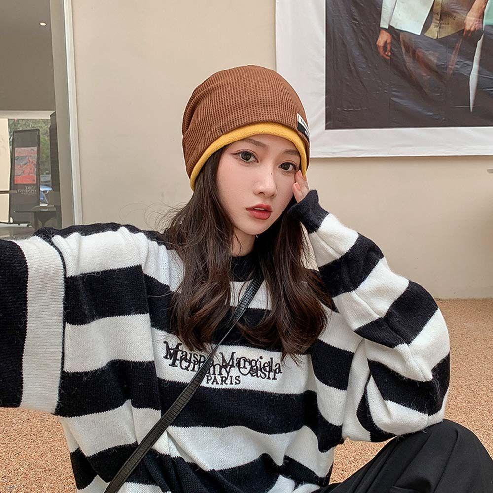 Mũ beanie Màu Trơn Phù Hợp Cho Mùa Thu Đông