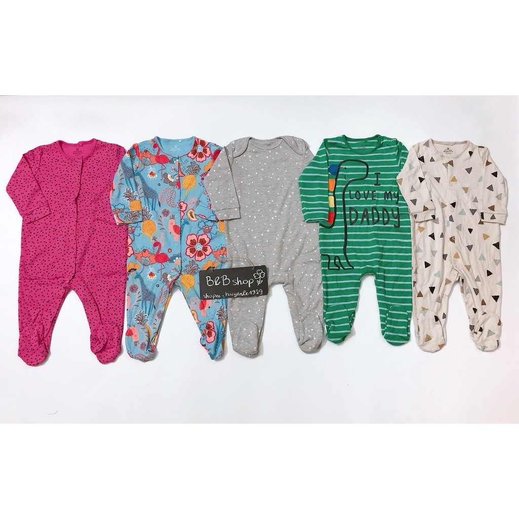 Body liền tất sleepsuit Next  cho bé trai bé gái