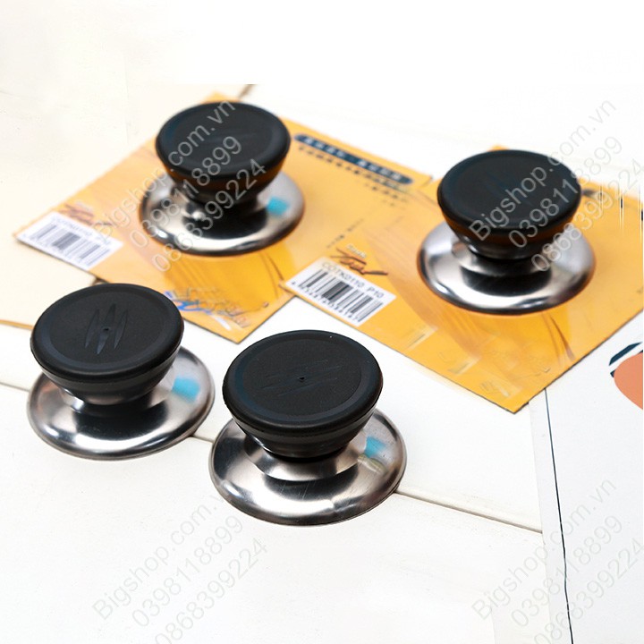 Núm nắp vung xoong nồi bằng inox, kích thước 4x5cm