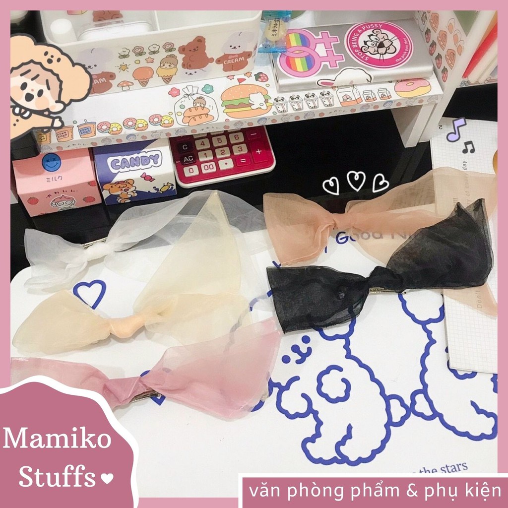 KẸP TÓC NƠ THE BUNNY VOAN SIÊU XINH