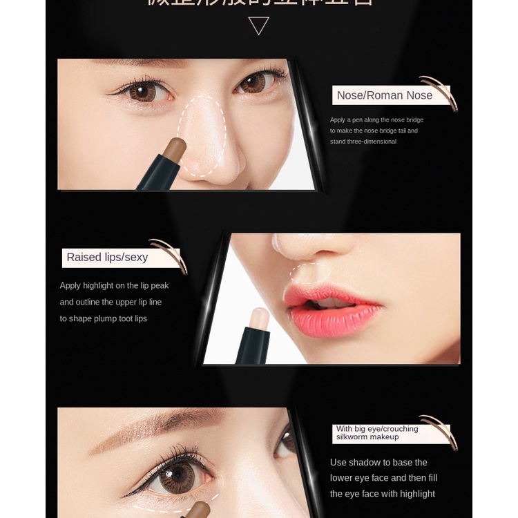 Thỏi Kem Tạo Khối Bắt Sáng Hai Đầu Hai Đầu Lameila