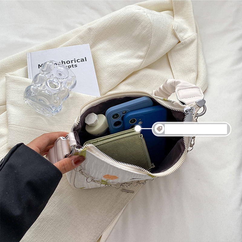 Túi đeo vai IELGY in họa tiết thời trang phong cách Hàn Quốc cho nữ