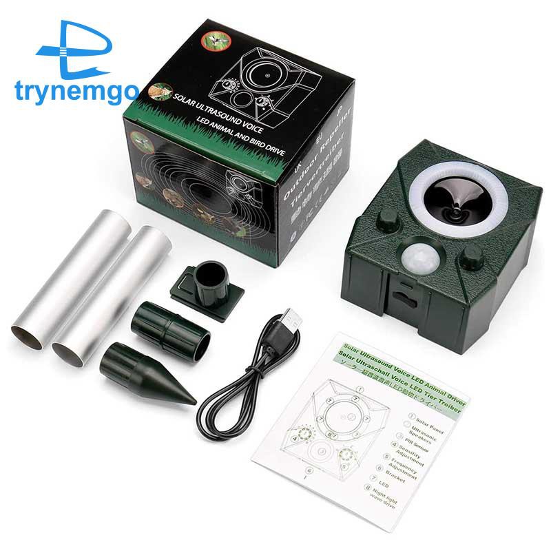 Thiết Bị Đuổi Mèo Bằng Sóng Siêu Âm Sử Dụng Năng Lượng Mặt Trời