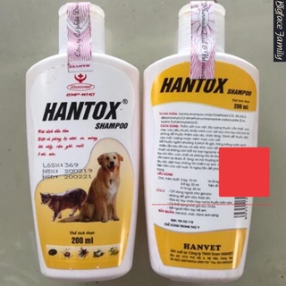 [Hàng Cao Cấp ] [ Diệt bọ cho chó mèo] sữa tắm Hantox diệt bọ toàn thân