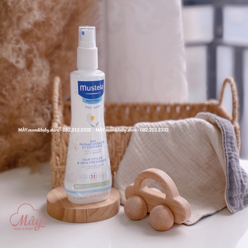 Xịt thơm tóc và cơ thể cho bé từ sơ sinh Mustela - Nội địa Pháp