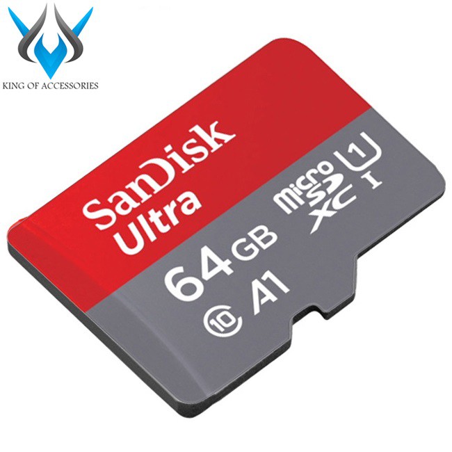 Thẻ nhớ MicroSDXC SanDisk Ultra A1 64GB Class 10 U1 100MB/s - box Hoa (Đỏ)