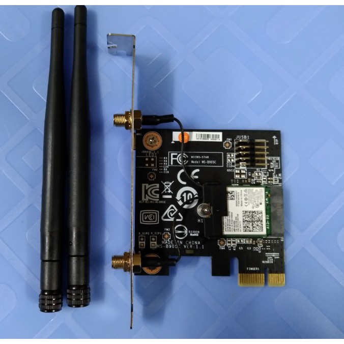 Card mạng không dây wifi bluetooth AC intel MSI