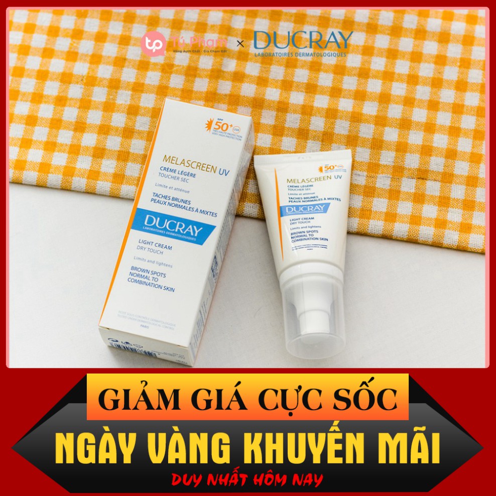 SALE NGÀY HÈ Kem Chống Nắng Ducray Melascreen UV Light Cream SPF 50+ 40ml SALE NGÀY HÈ