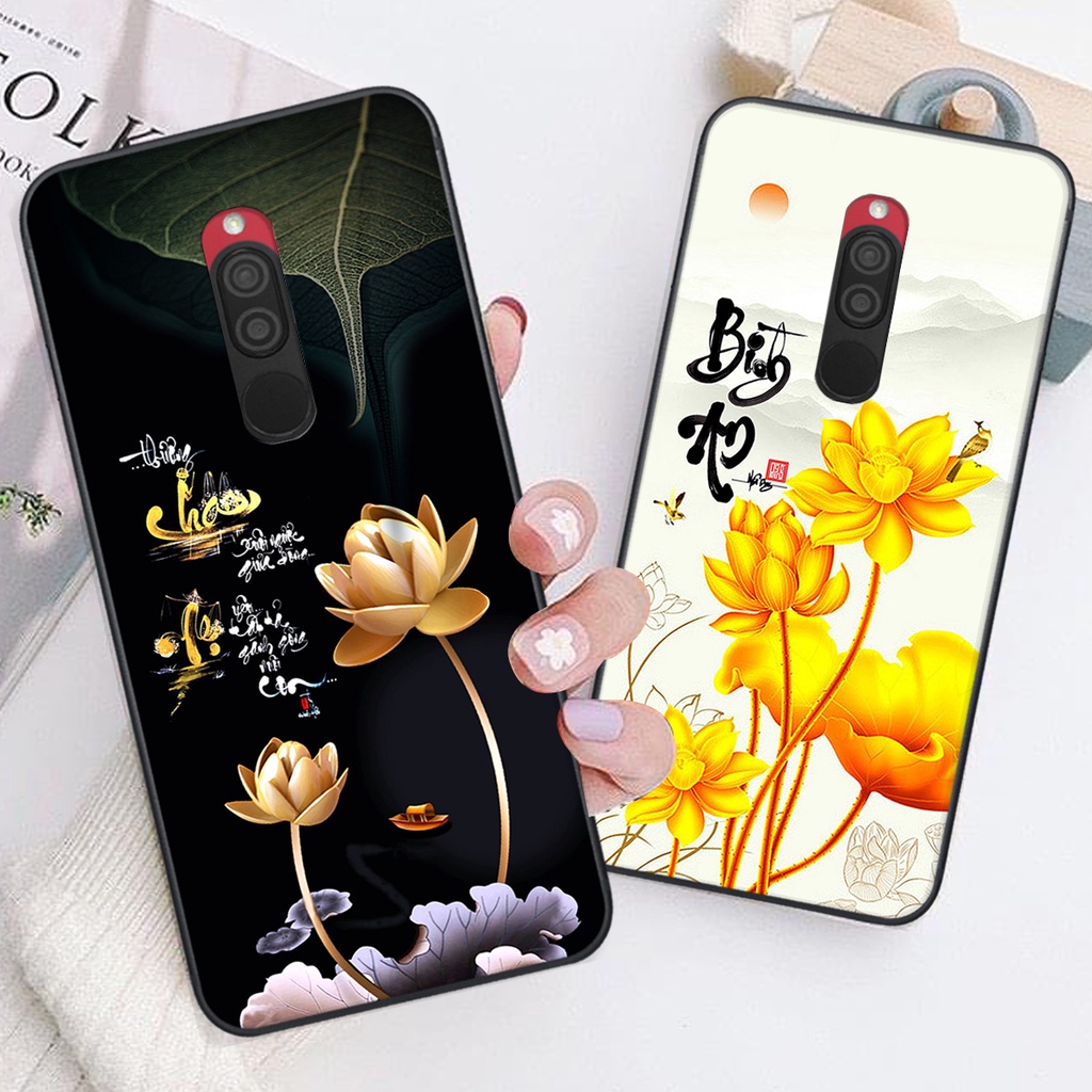 Ốp lưng Xiaomi REDMI 8 in hình chữ tài chữ lộc, Cha Mẹ, bình an SIÊU ĐẸP