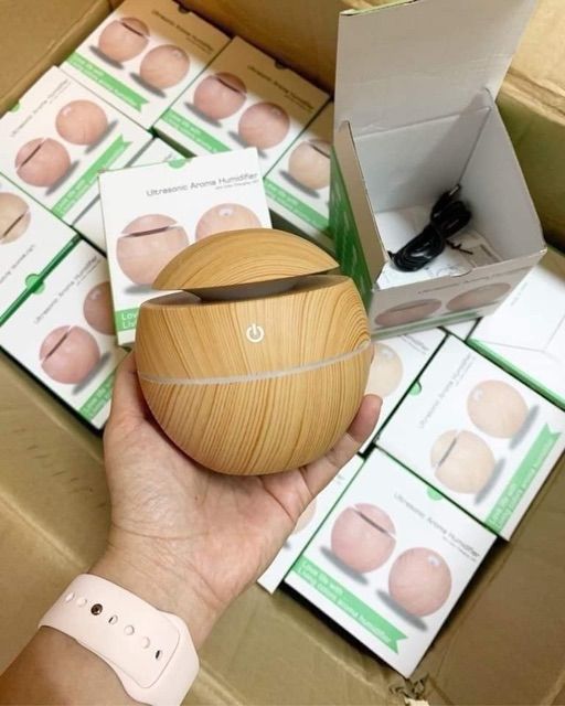 ⚜️ Máy xông tinh dầu gỗ - quà tặng kèm