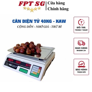 Cân nhà bếp, Cân Điện Tử Tính Tiền 40kg Hàn Quốc Siêu chính xác, tính chuẩn chỉnh nhanh mà tiện lợi - Hàng chính hãng